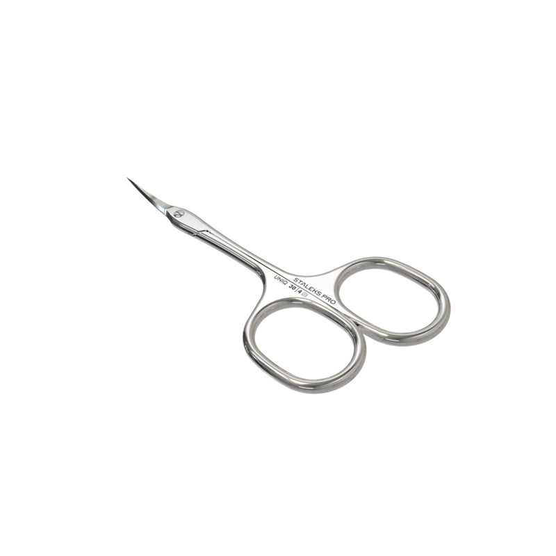 Tijeras profesionales para cutículas Staleks Asymmetric UNIQ 30 Tipo 4 (SQ-30/4)