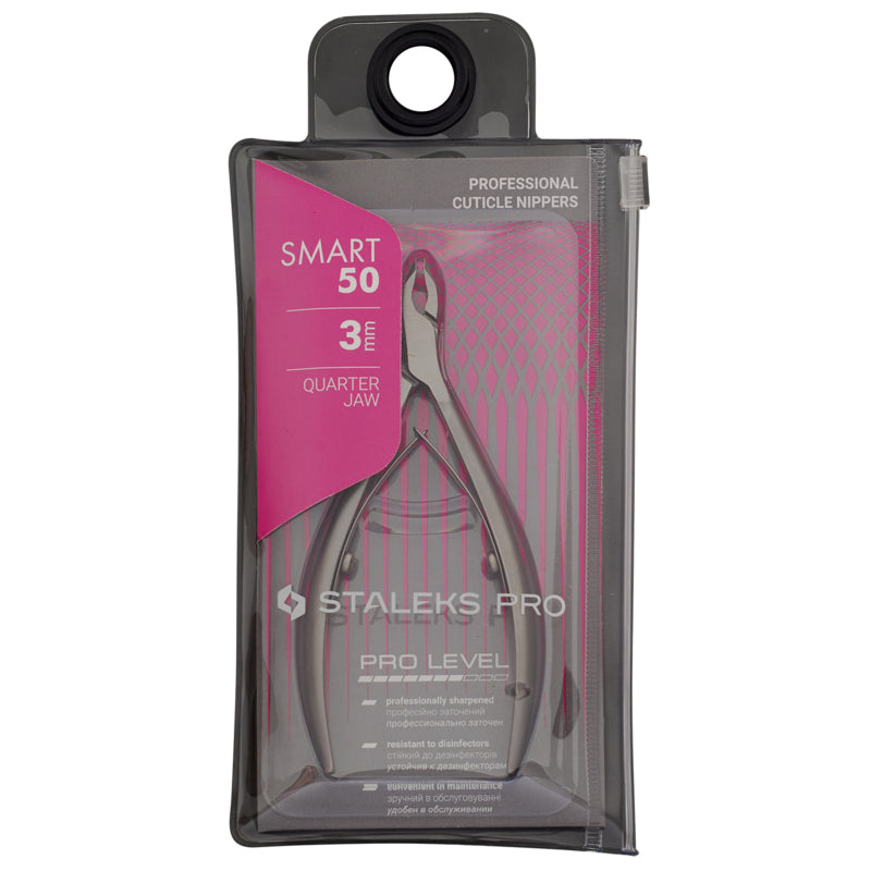 Staleks Professional Cuticle Nippers Smart 50 3 mm Quarter Jaw (NS-50-3)