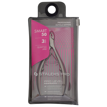 Staleks Professional Cuticle Nippers Smart 50 3 mm Quarter Jaw (NS-50-3)
