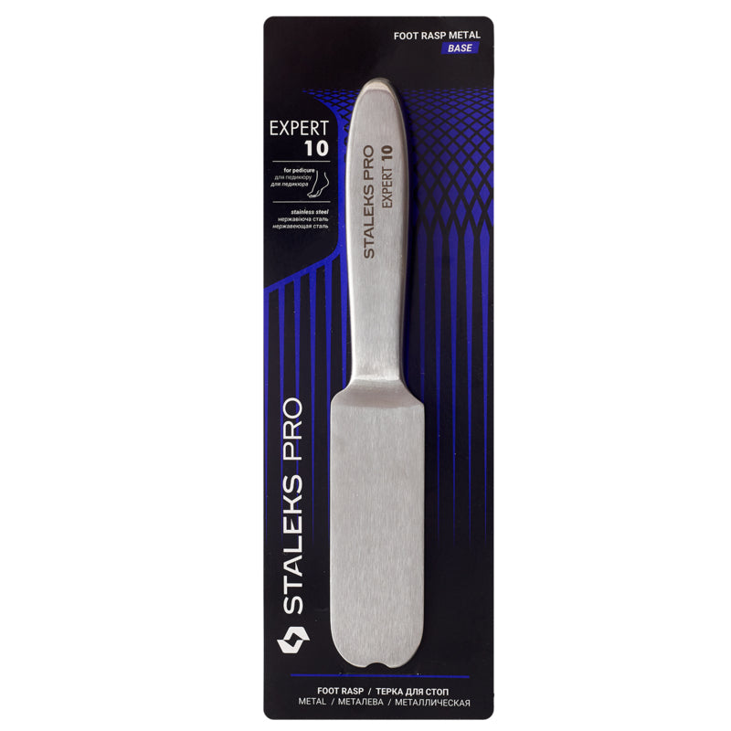 Raspador de pies con base metálica Expert 10 de Staleks, tipo 10 (MBE-10)