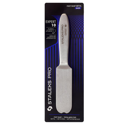 Raspador de pies con base metálica Expert 10 de Staleks, tipo 10 (MBE-10)