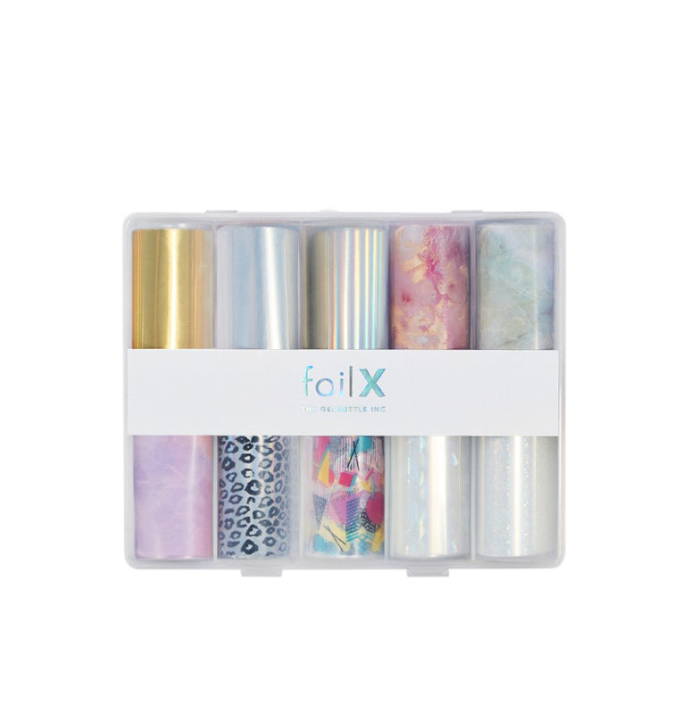 Colección de láminas FoilX de The GelBottle