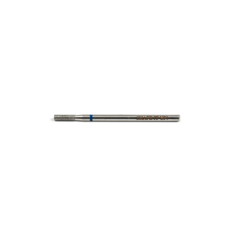 Shape It Up fresa diamantada cilindro estrecho con parte superior plana 1.2 mm azul (manicura pedicura)