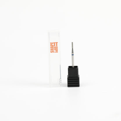 Shape It Up Diamond Frees Bit Cylinder Flat Top Medium 2.0 mm Blue (Manicure Pedicure)