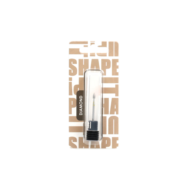 Shape It Up Diamond Frees Bit Wide Sharp Flame 2.6mm Yellow (Manicure Pedicure)