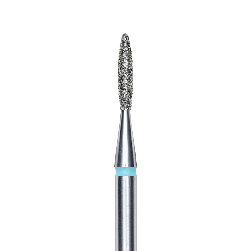 Fresa de diamante Staleks Frees de llama afilada azul 1.6mm (manicura pedicura) (FA11B016/8K)