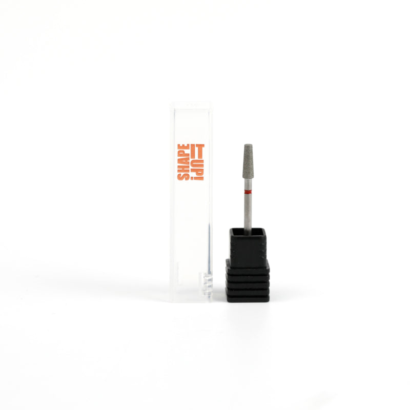 Shape It Up Diamond Frees Bit Long Frustum 3.5 mm Red (Manicure Pedicure)