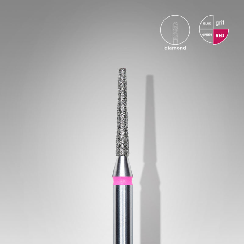 Staleks Diamond Bit Frustum Red 1.6mm Long (Manicure Pedicure) (FA70R016/10K)