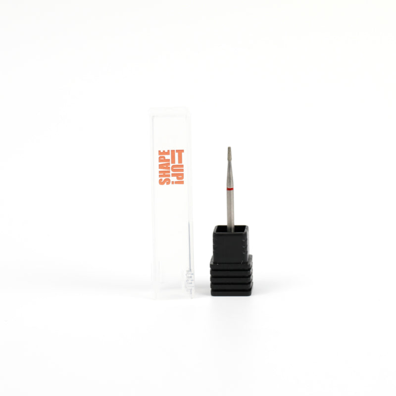 Shape It Up Diamond Frees Bit Mini Frustum 1.4mm Red (Manicure Pedicure)