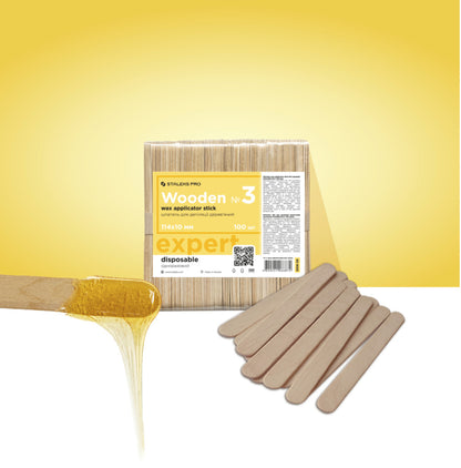 Staleks Pro Expert Aplicador de cera de madera estrecho 114x10cm 100 unidades (DSW-30)