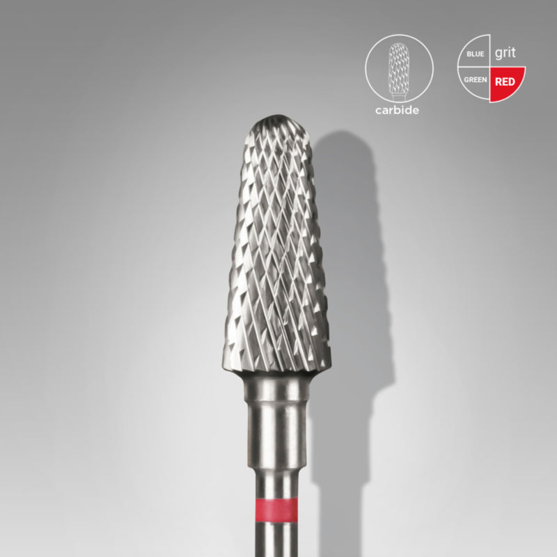 Staleks Carbide Nail Drill Bit Frustum Red 6.0mm (FT70R060/14)