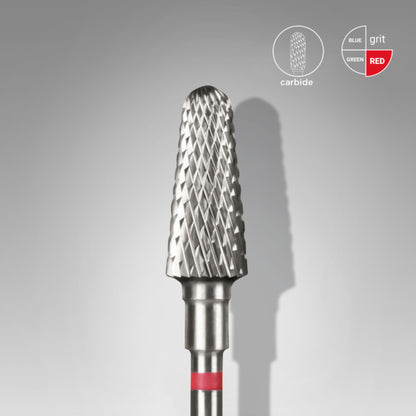 Staleks Carbide Nail Drill Bit Frustum Red 6.0mm (FT70R060/14)
