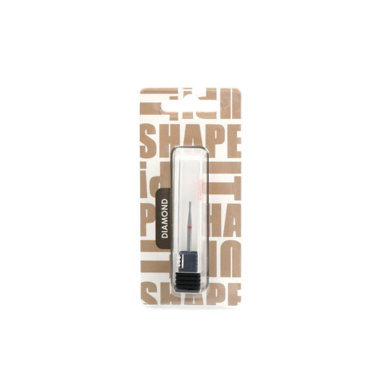 Shape It Up Diamond Frees Bit Narrow Cylinder Flat Top 1.0mm Red (Manicure Pedicure)