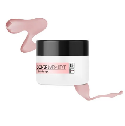 Mistero Milano SIMPLE SHAPE Gel constructor Beige cálido de cobertura (2061)