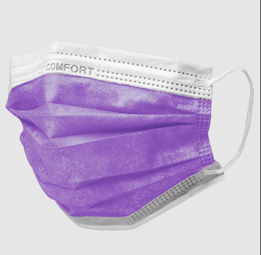 Face Mask 3-Ply Black 50 Pack (type IIR)