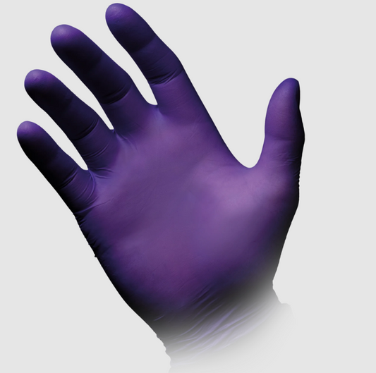 Guantes de nitrilo negros talla XS 100 unidades