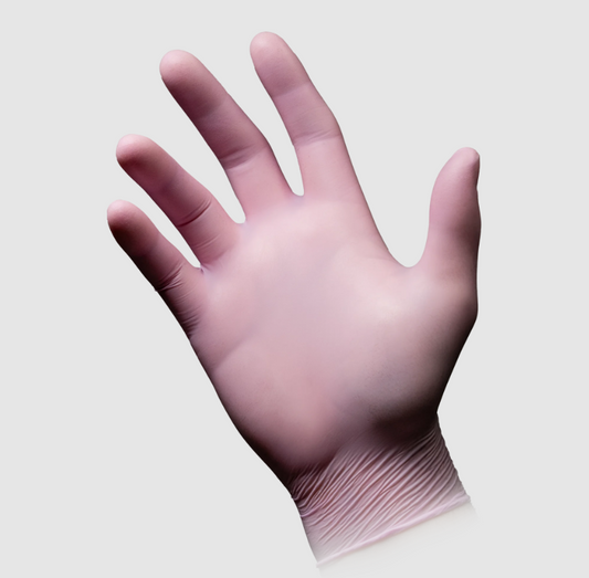 Guantes de nitrilo negros talla XS 100 unidades