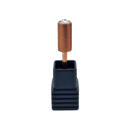 Shape It Up Fresa de carburo para torno Cilindro grande Grano fino 6.6 mm Serie Diamond (Manicura Pedicura)