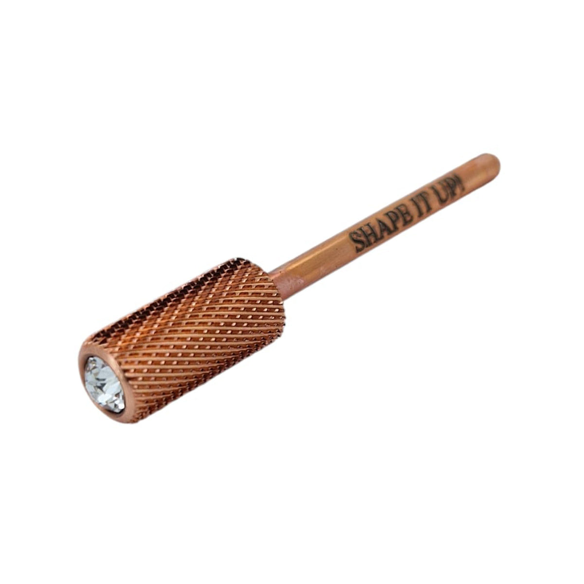 Shape It Up Fresa de carburo para torno Cilindro grande Grano medio 6.6 mm Serie Diamond (Manicura Pedicura)