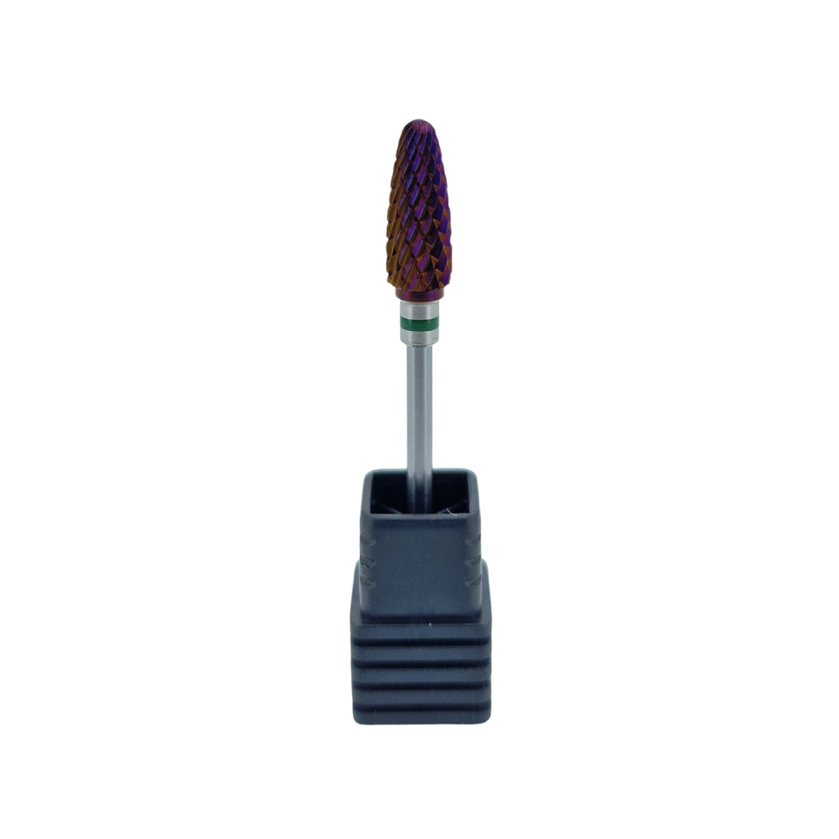 Shape It Up Fresa de carburo Purple Flame gruesa, verde (manicura pedicura)