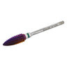 Shape It Up Carbide Bur Bit Purple Oval Tornado Coarse Green (Manicure Pedicure)