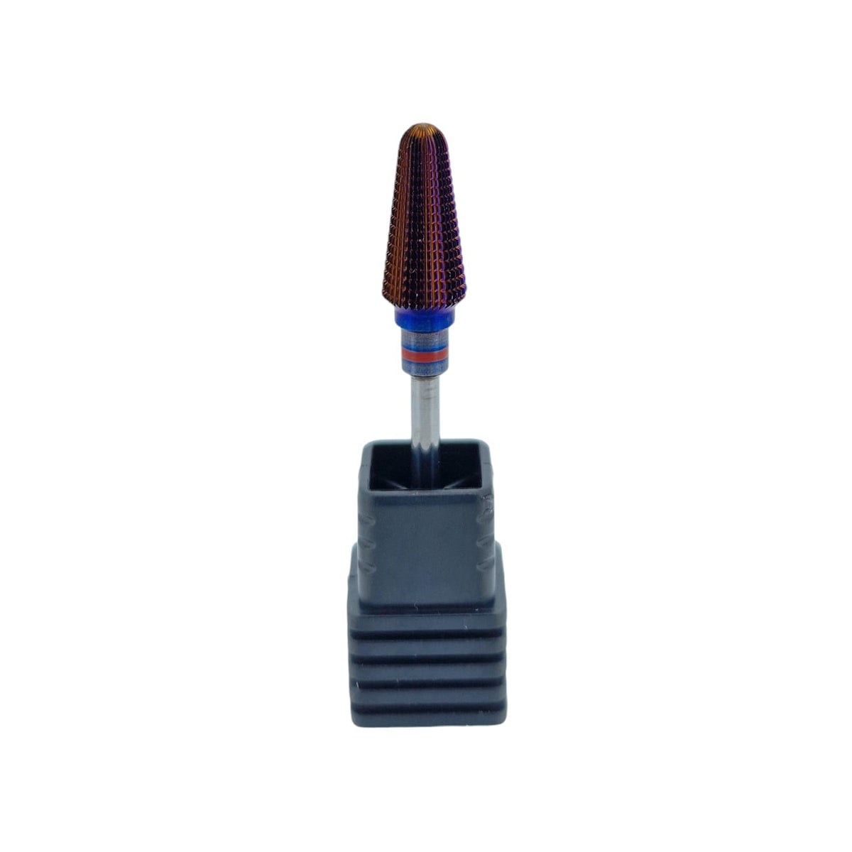 Shape It Up Carbide Bur Bit Purple Tapered Tornado Fine Red (Manicure Pedicure)