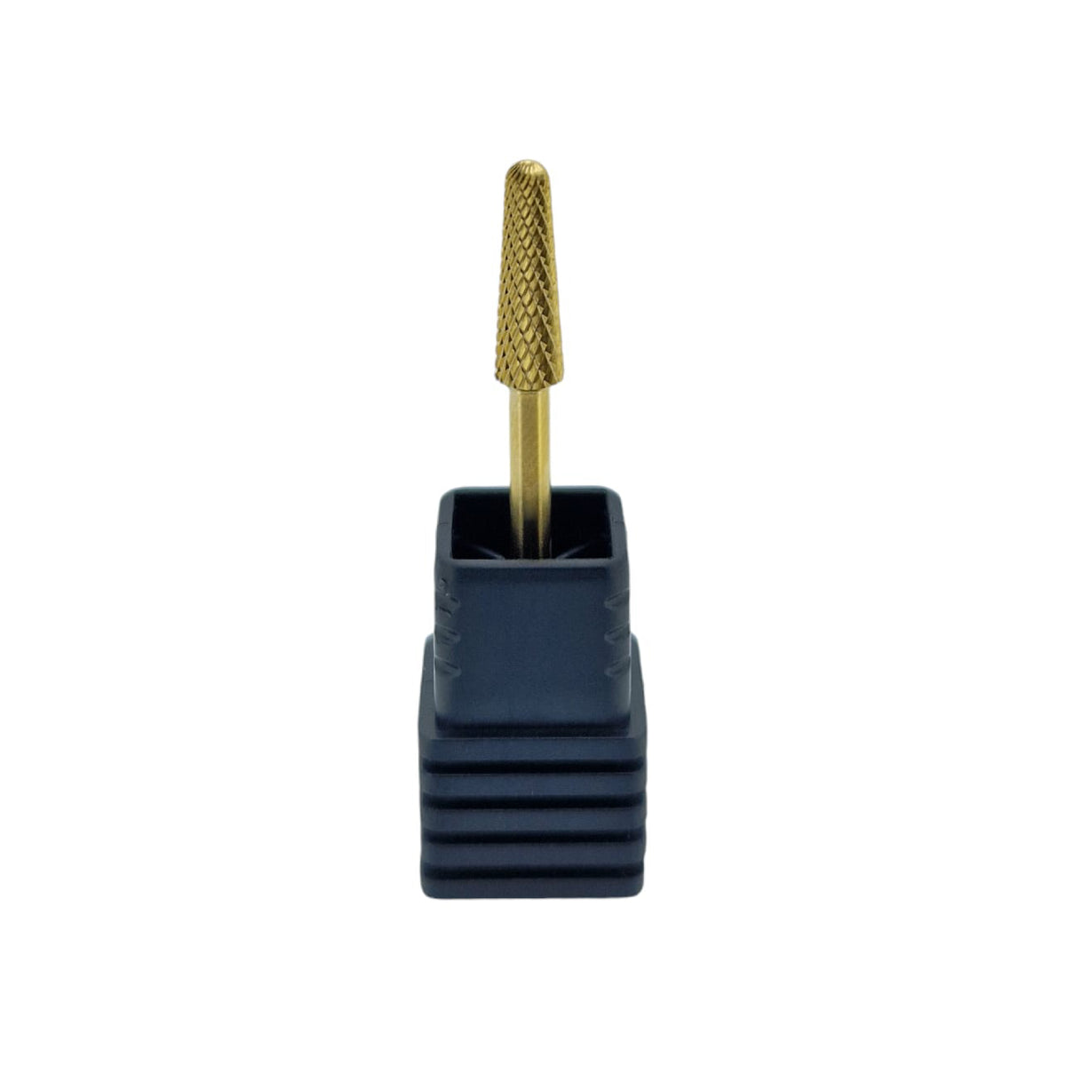 Shape It Up Carbide Bur Narrow Rounded Cone Medium Gold Series (Manicure Pedicure)