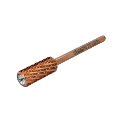 Shape It Up Fresa de carburo para torno Cilindro estrecho Grano fino 5.3 mm Serie Diamond (Manicura Pedicura)