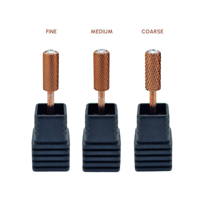 Shape It Up Fresa de carburo para torno Cilindro estrecho Grano fino 5.3 mm Serie Diamond (Manicura Pedicura)