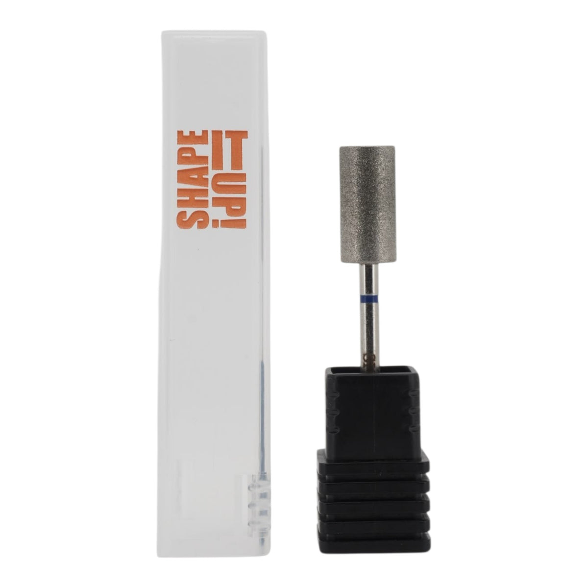 Shape It Up Diamond Frees Bit Wide Long Cylinder Flat Top 6.5 mm Blue (Manicure Pedicure)