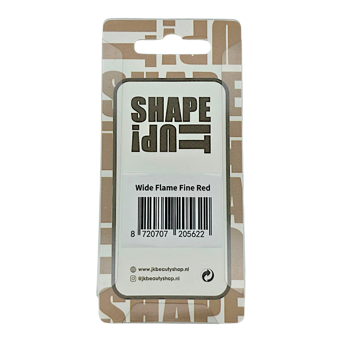 Shape It Up High Performance Groove Diamond Frees Bit Brede Flame Fijn Rood (Manicure Pedicure)
