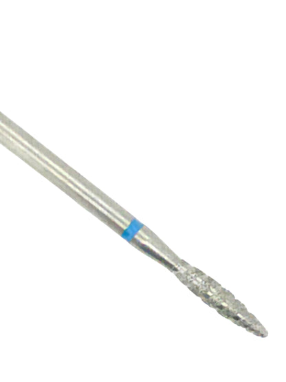 Shape It Up High Performance Groove Diamond Frees Bit Brede Flame Medium Blauw (Manicure Pedicure)