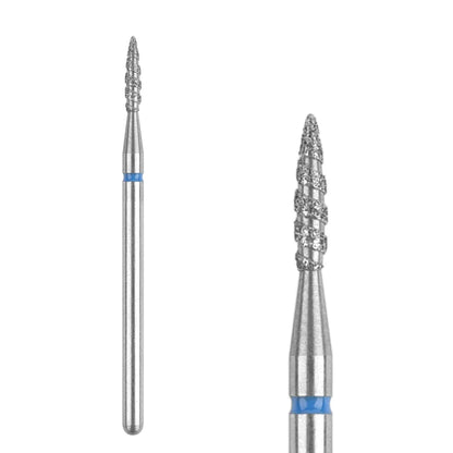 Shape It Up High Performance Groove Diamond Frees Bit Brede Flame Medium Blauw (Manicure Pedicure)