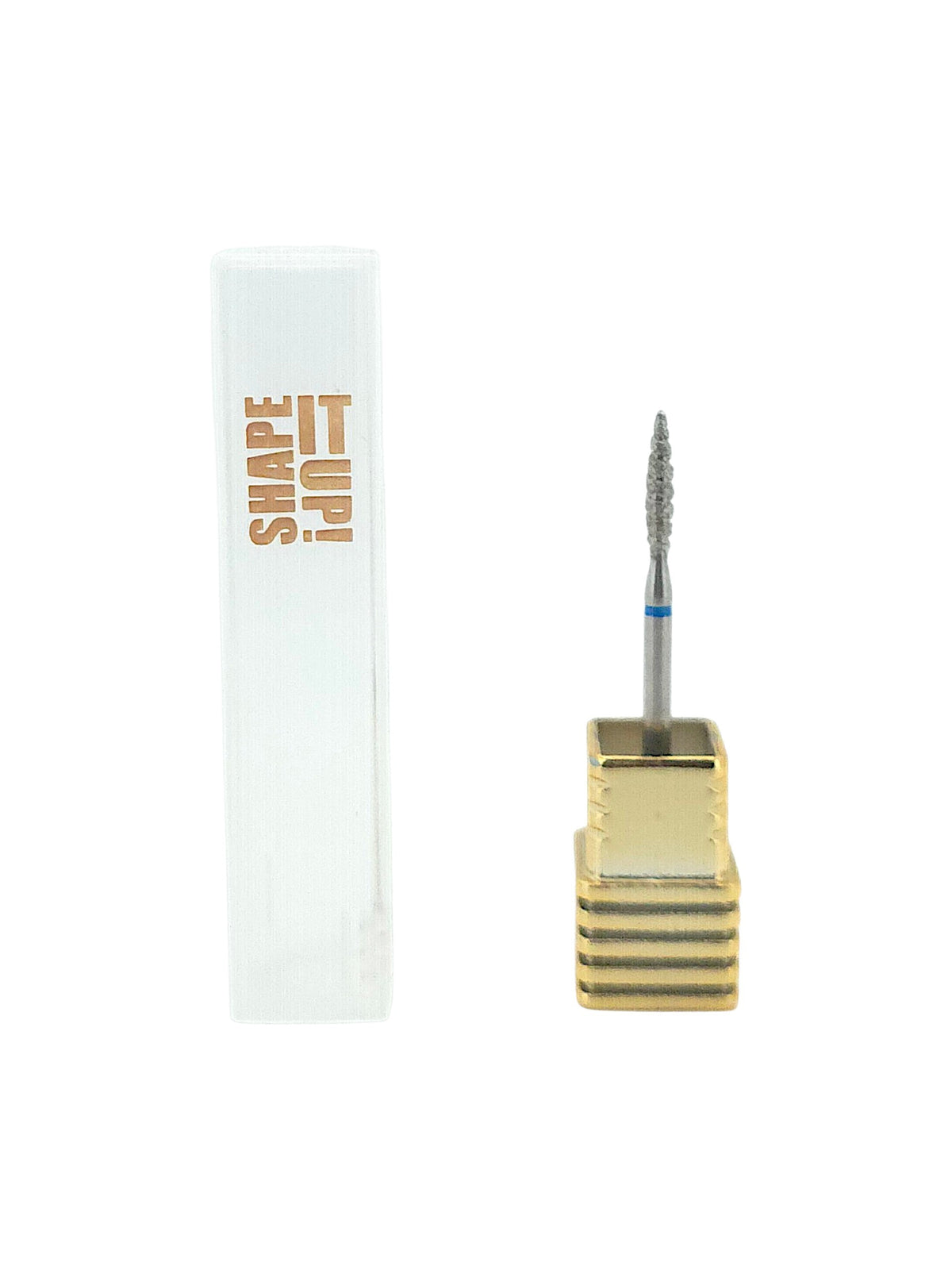Shape It Up High Performance Groove Diamond Frees Bit Flame Medium Blauw (Manicure Pedicure)