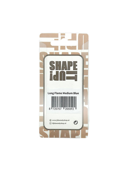 Shape It Up High Performance Groove Diamond Frees Bit Lange Flame Medium Blauw (Manicure Pedicure)