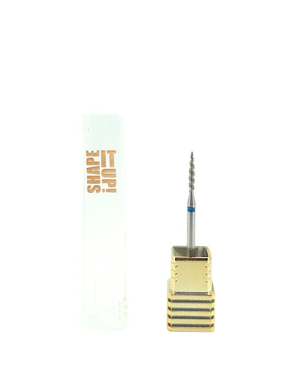 Shape It Up High Performance Groove Diamond Frees Bit Smalle Flame Medium Blauw (Manicure Pedicure)