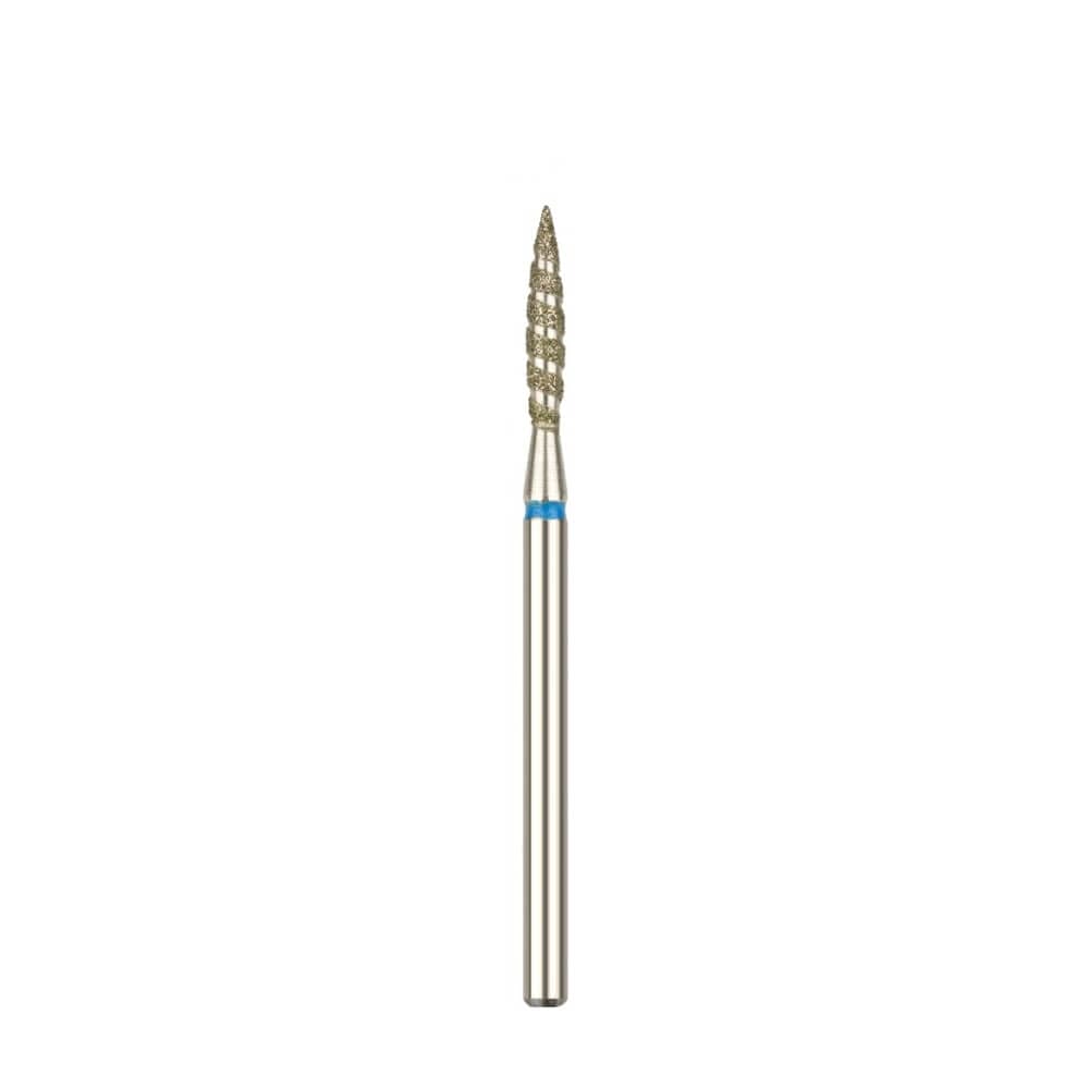 Shape It Up High Performance Groove Diamond Frees Bit Smalle Flame Medium Blauw (Manicure Pedicure)