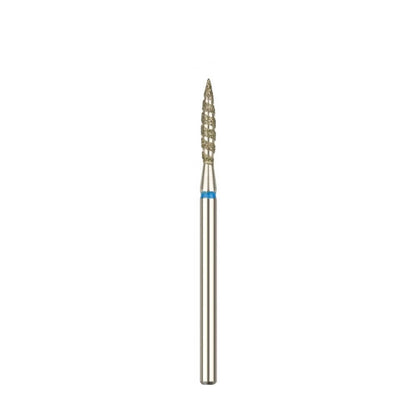 Shape It Up High Performance Groove Diamond Frees Bit Smalle Flame Medium Blauw (Manicure Pedicure)