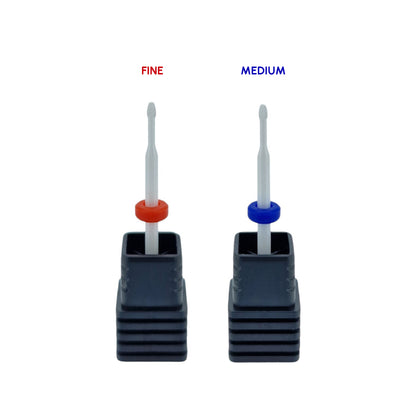 Shape It Up Ceramic Milling Bit Cuticle Cleaner Fine Red (Manicure Pedicure)