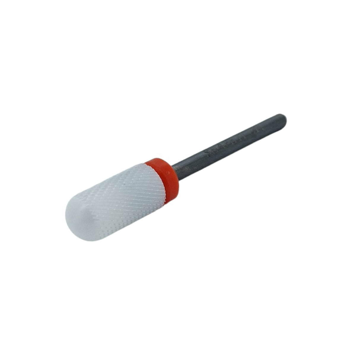 Shape It Up Ceramic Milling Bit Large Cylinder Smooth Top Fine Red (Manicure Pedicure)