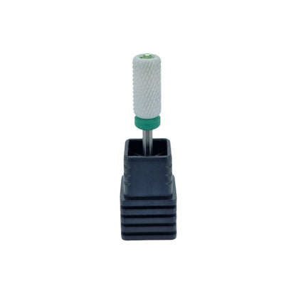 Shape It Up Ceramic Milling Bit Large Cylinder Coarse Green Diamond Series (Manicure Pedicure)