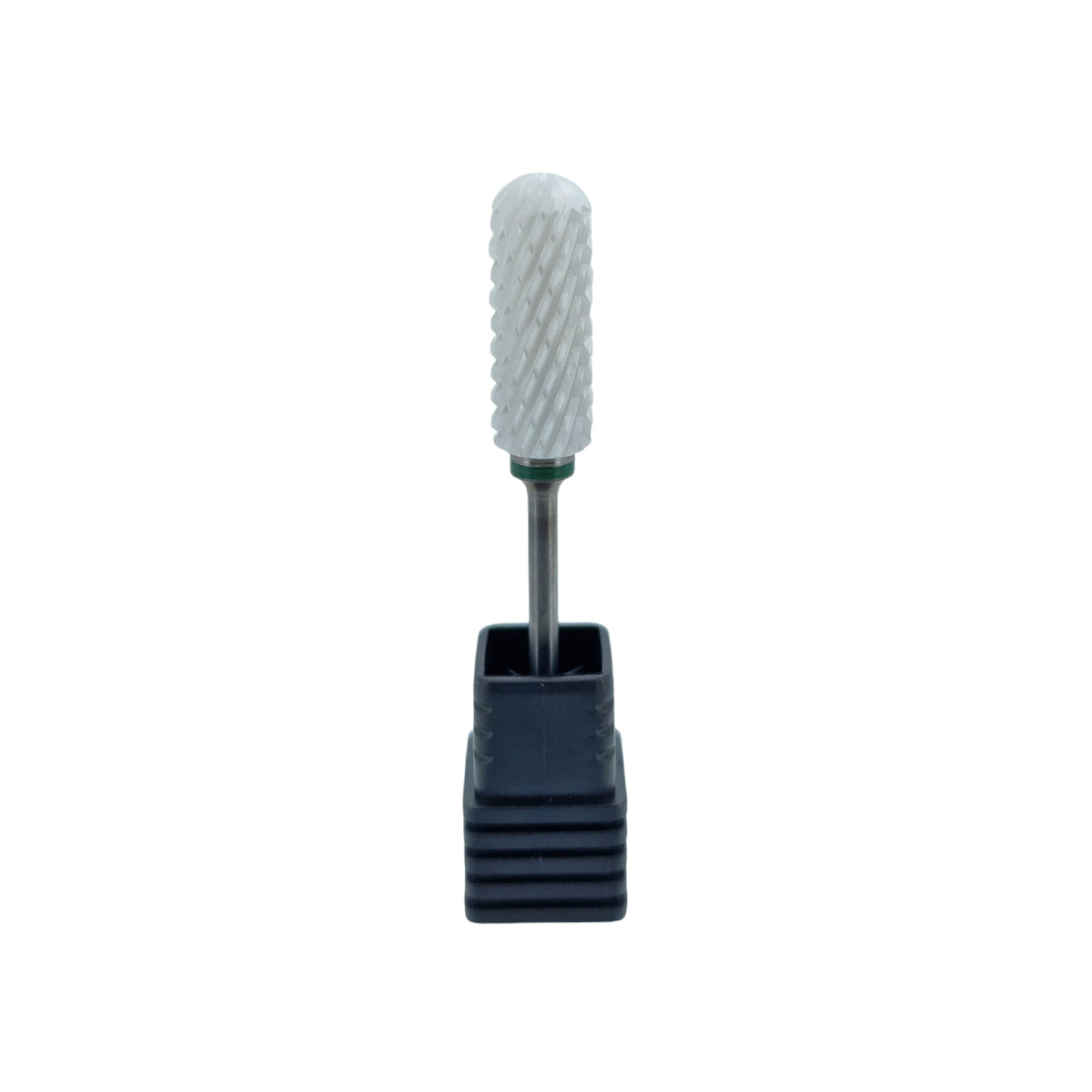 Shape It Up Ceramic Milling Bit Large Cylinder Round Top Coarse Green (Pedicure)