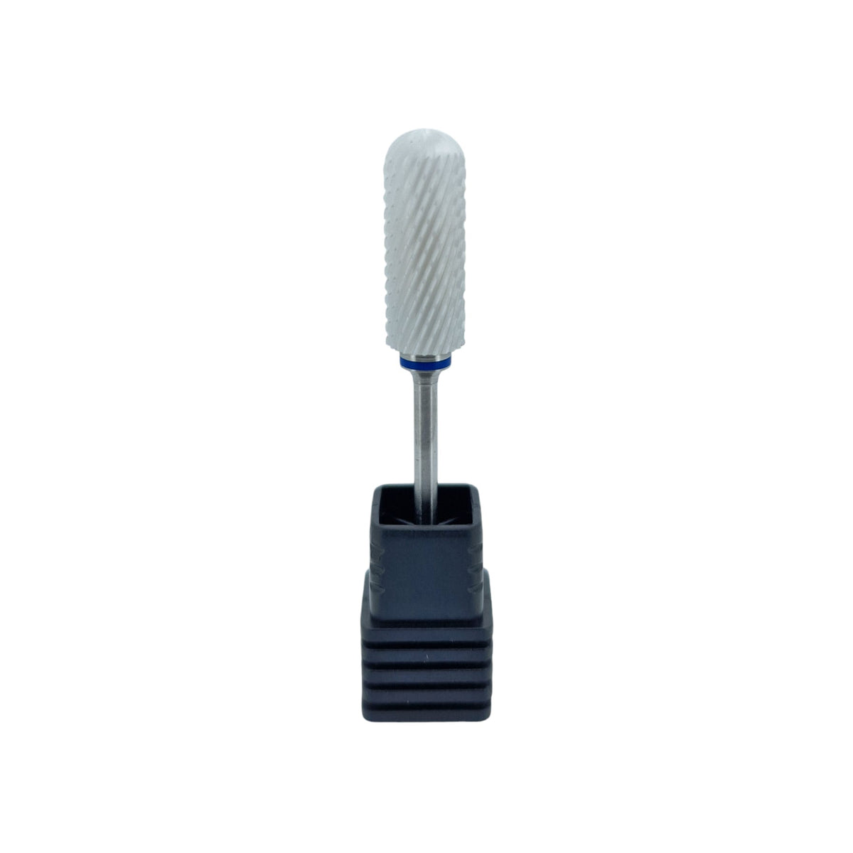 Shape It Up Ceramic Milling Bit Large Cylinder Round Top Medium Blue (Pedicure)