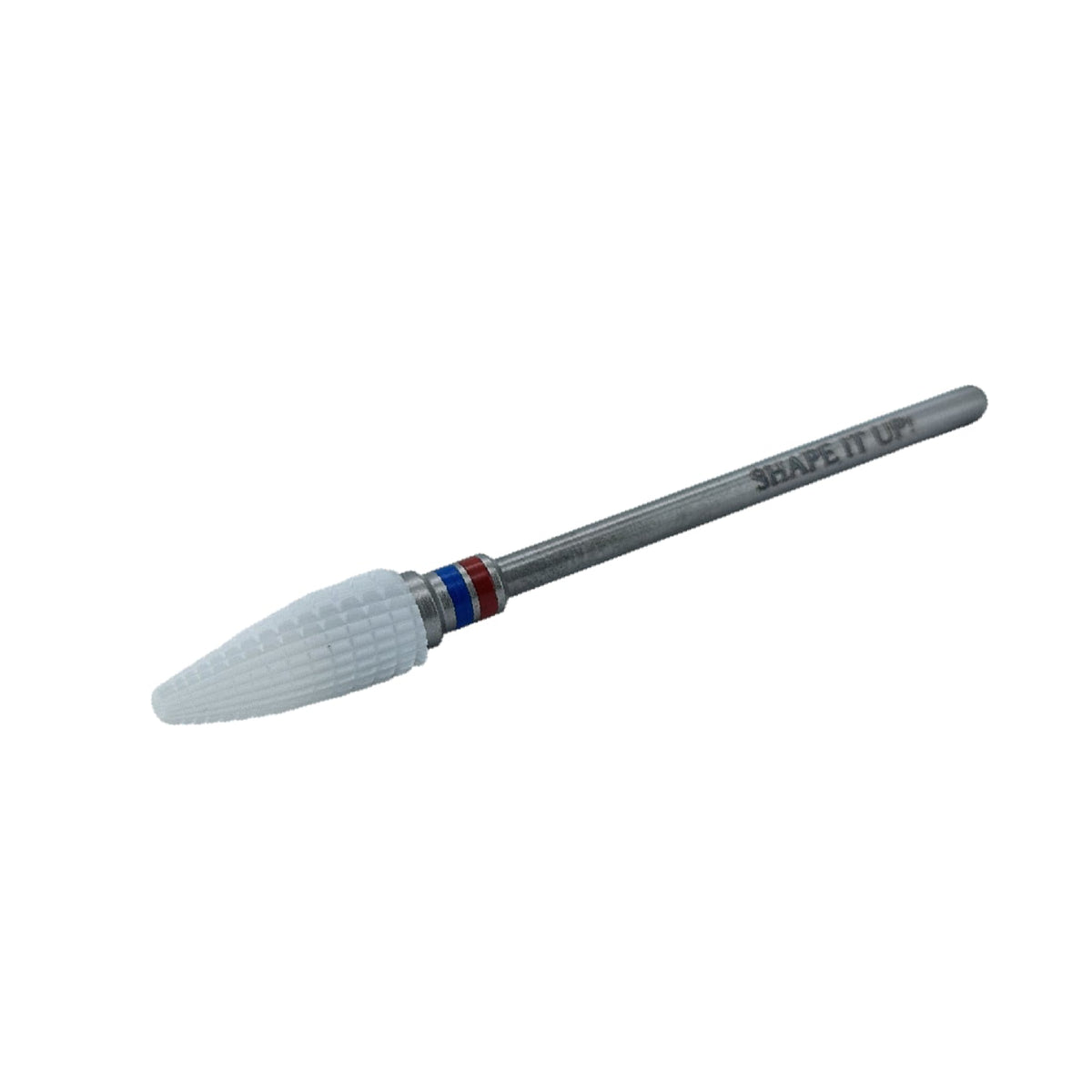 Shape It Up Ceramic Milling Bit Ball Spiral Cut Fine Red Blue (Manicure Pedicure)
