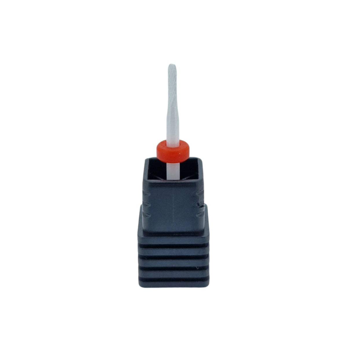 Shape It Up Ceramic Nail Drill Bit Narrow Round Cylinder Fine Red (Manicure Pedicure)
