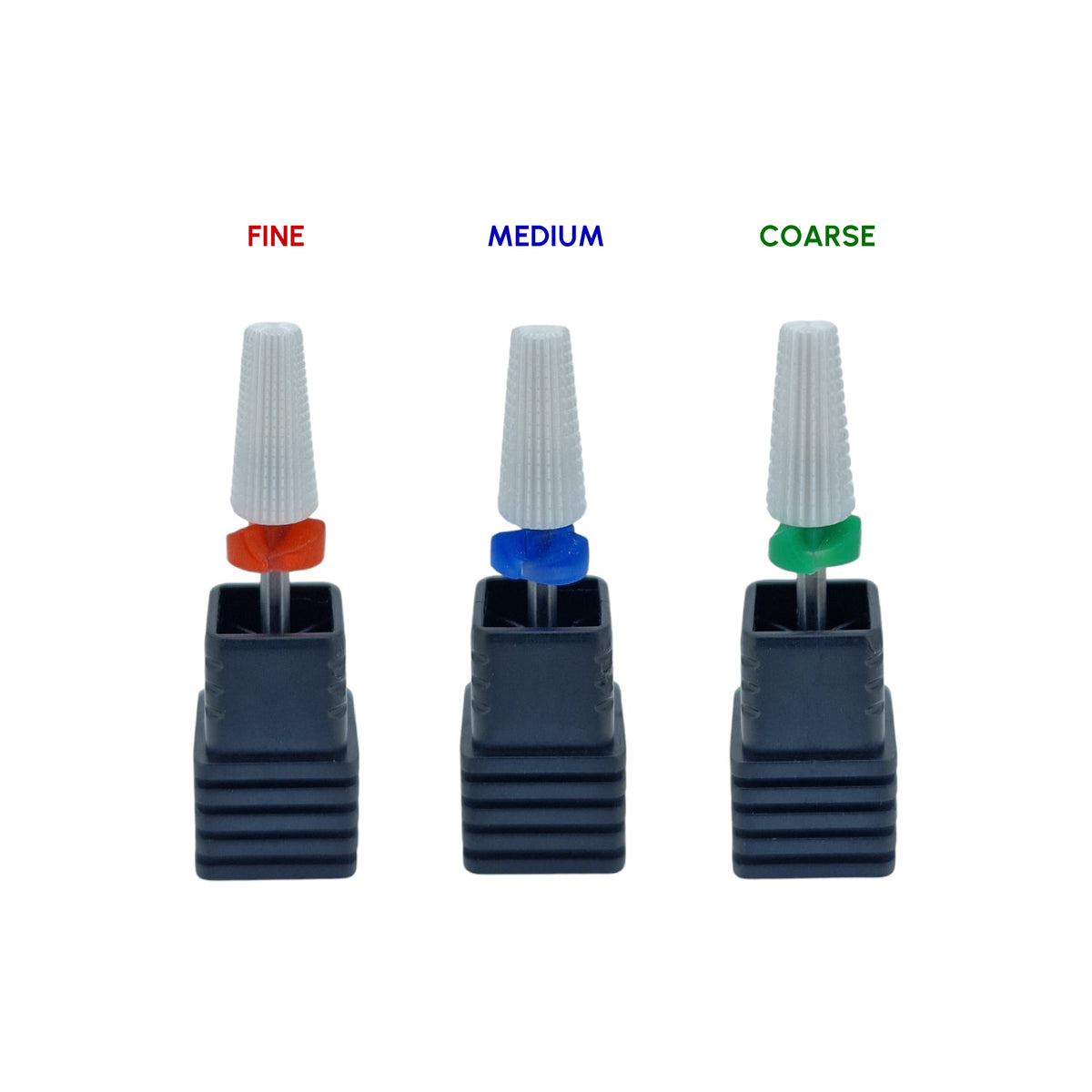 Shape It Up Ceramic Milling Bit Tapered 5 in 1 Fine Red (Manicure Pedicure)