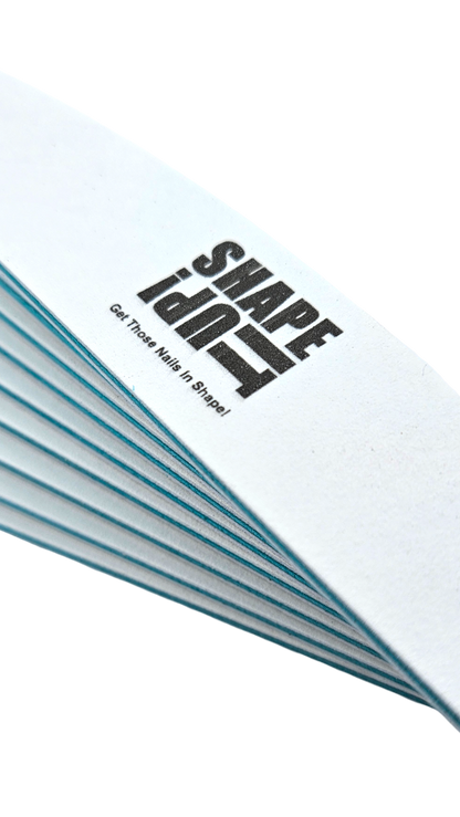 Lima de media luna premium Shape It Up 180/220 (10 unidades)