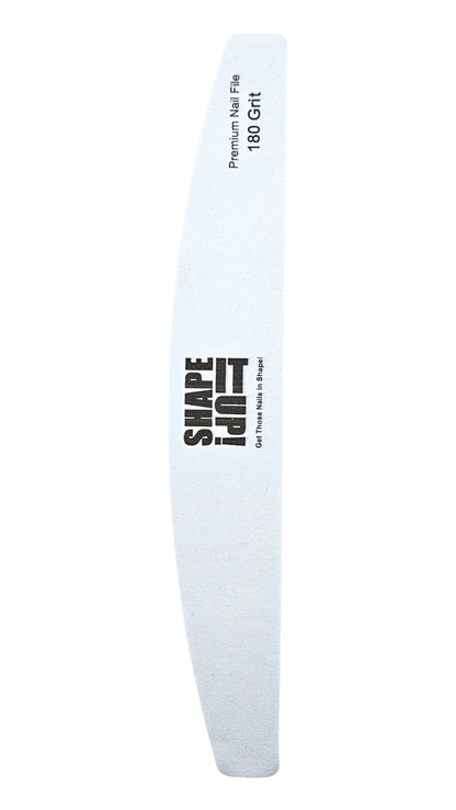 Lima de media luna premium Shape It Up 180/220 (10 unidades)