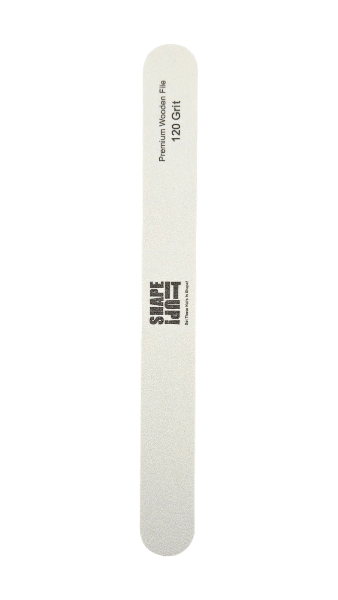 Lima fina recta de madera premium Shape It Up 120/180 (20 unidades)