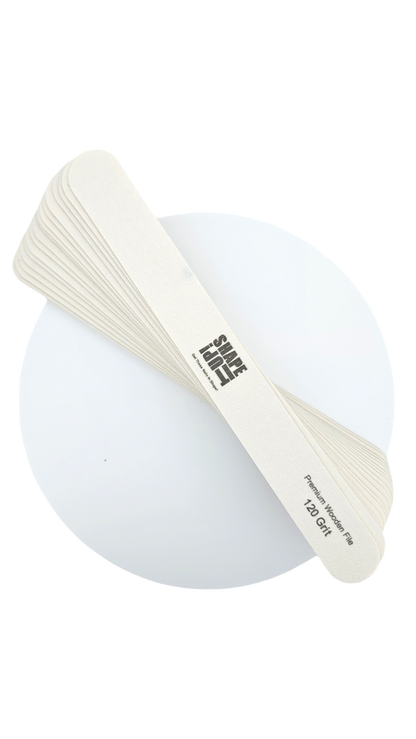 Lima fina recta de madera premium Shape It Up 120/180 (20 unidades)